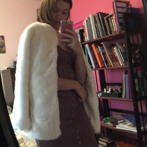 Elegant Faux-Fur Coat